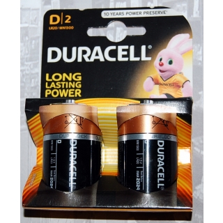 BATERIA 1.5V R20 DURACELL BASIC
